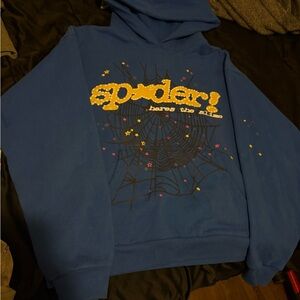 Blue Graphic Hoodie